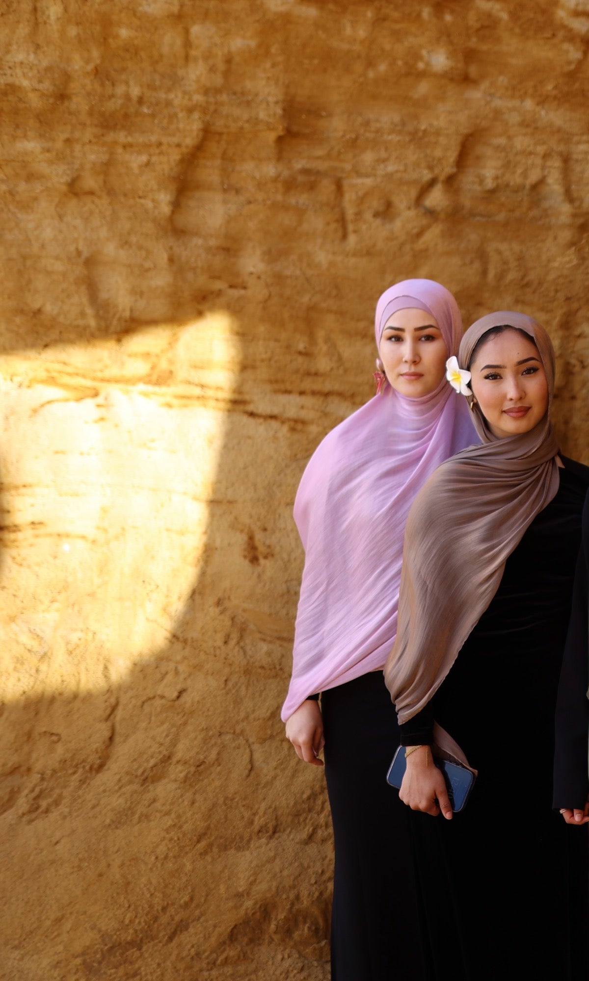 Purple silk Hijab