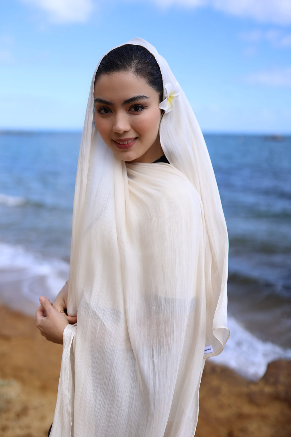 Pearl Silk Hijab